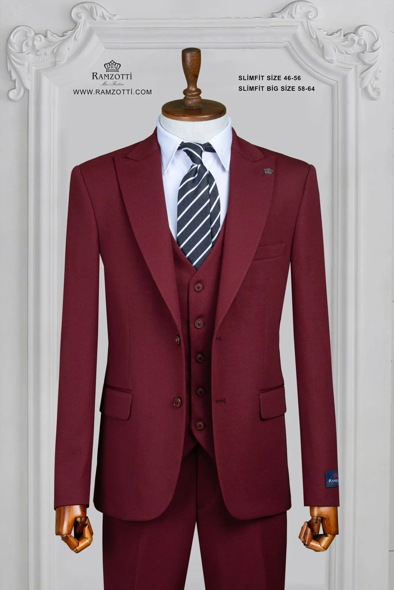 New Business Men's Suit Three-piece British Slim Fit Wedding Dress Multi-color Large Size Suit Best Man's Suit