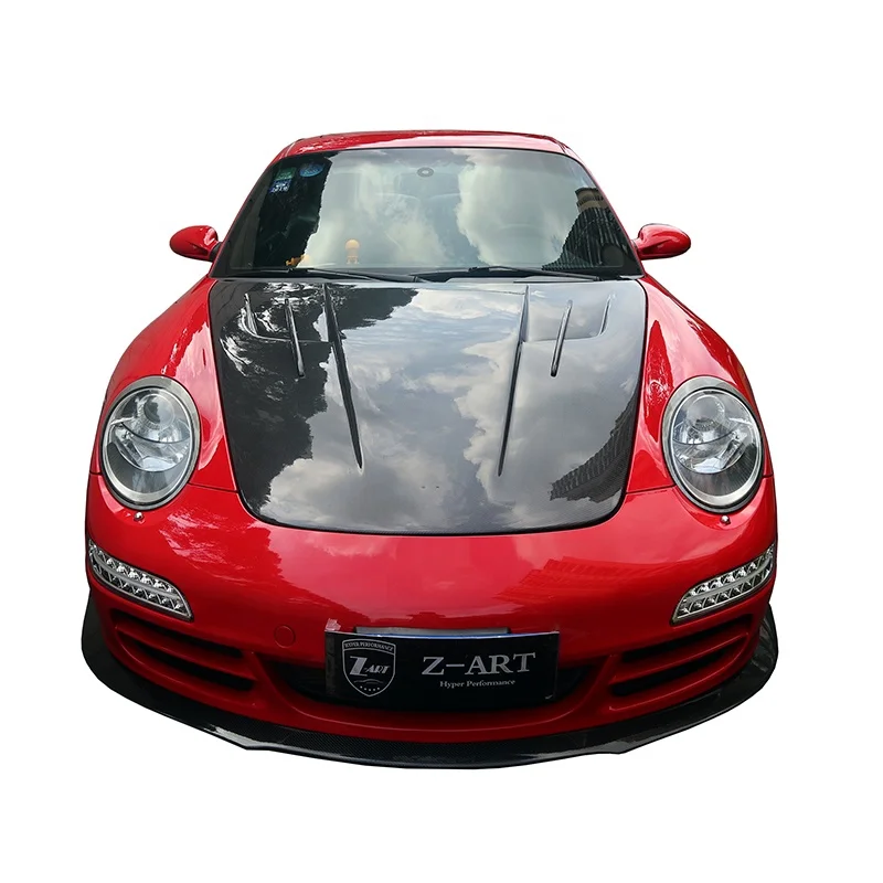 Z-ART 2005-2011 Tempus Carbon Fiber Front Trunk Cover for Porsche