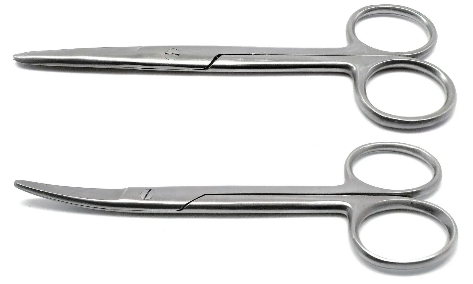 6-Inch Blunt Curved Surgical Scissors - Stainless Steel Veterinary ...