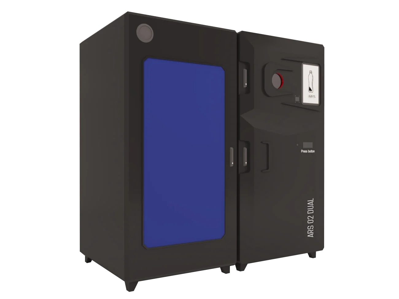 Smart Reverse Vending Machine For Recycling Glass Bottle Plastic And