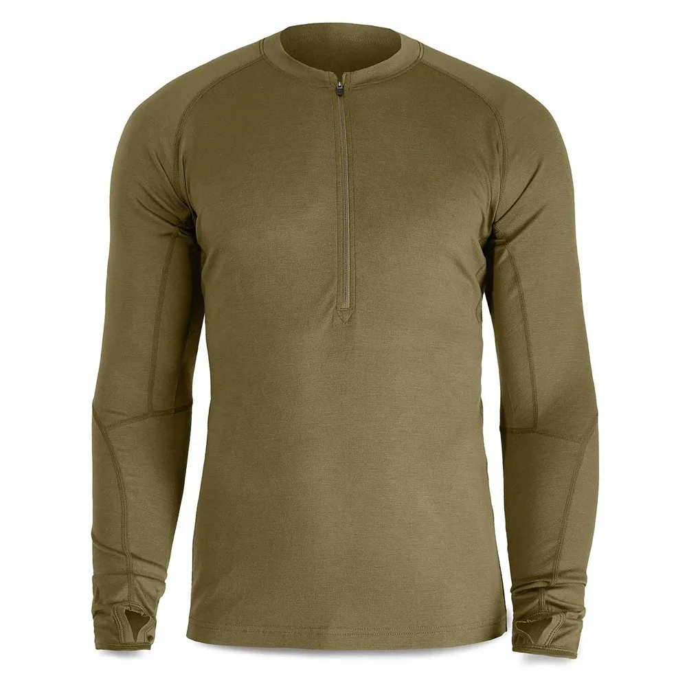 2022 New Custom Hunting Camouflage Bases Layers Mid Weight 1/4 Zip