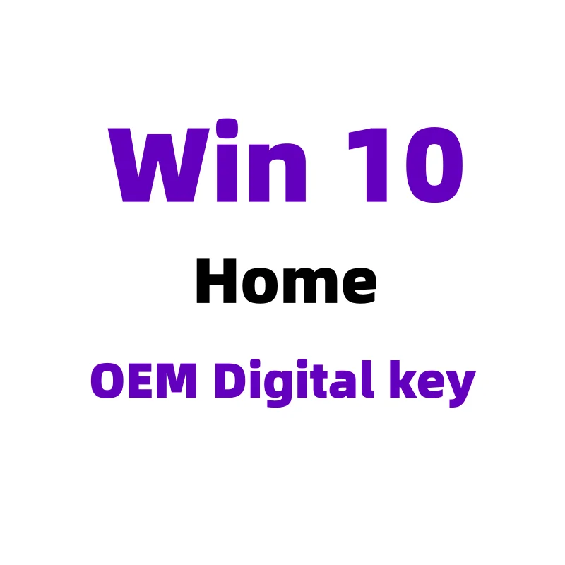 Genuine Win 10 Home Oem Digital Key Online Activation Key Code Original