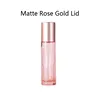 Pink bottle +Matte rose gold cap