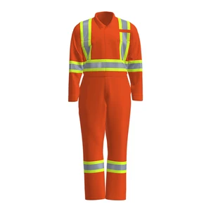 Wholesale OEM Red Fr Coveralls Heating Resistance Clothing Welding Uniform Cotton Fr Workwear Fireproof Safety Coverall
