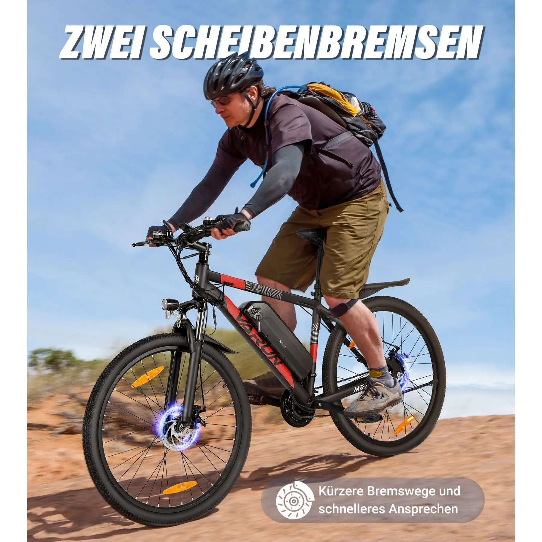 VARUN M27 Elektrofahrrad 27.5 * 1.95 Zoll Tire, 48V 13AH elektrisches Mountainbike