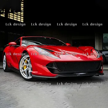812 GTS Carbon Fiber Body Kit For Ferrari 812 Spider Car Bumper Rear Lip Rear Wrap Angle Spoiler Auto Parts