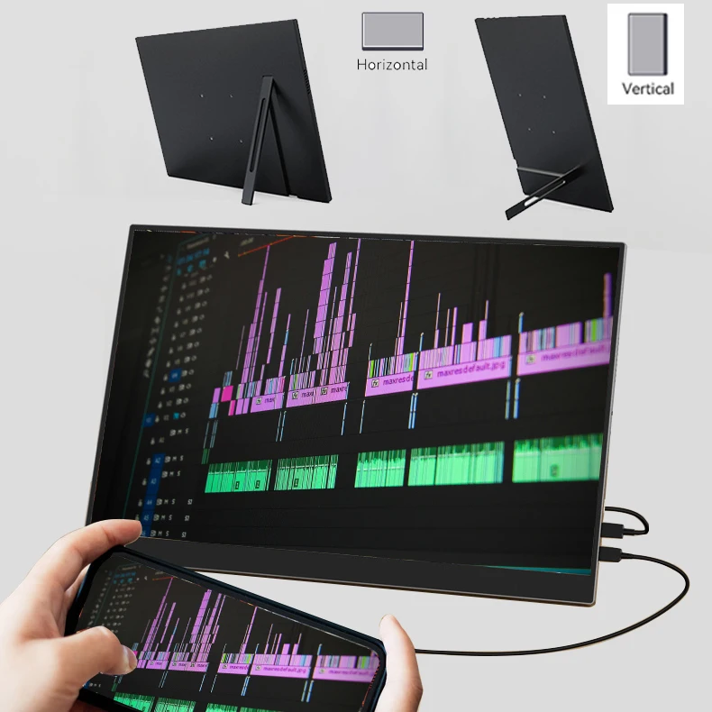ポータブルモニター ブラック ZWBA 18.5 