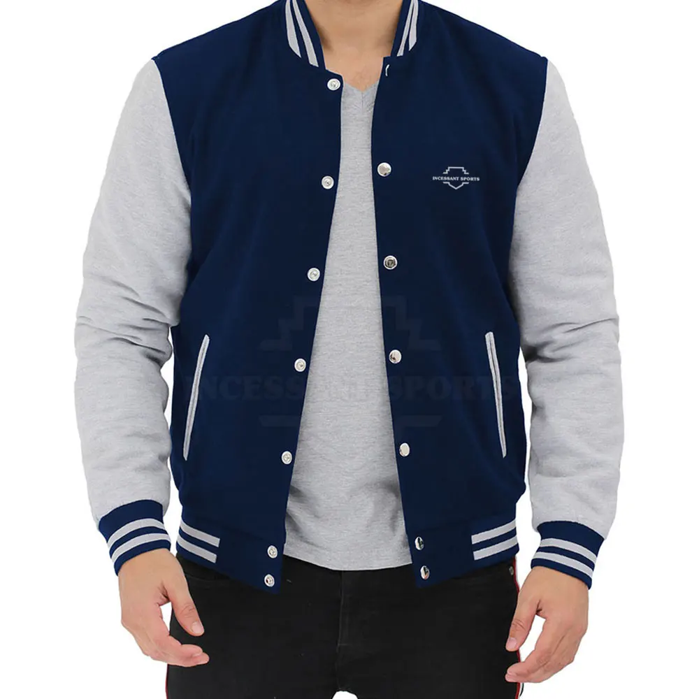 Men's Letterman Jacket Premium Wool Fleece Blend Letterman Jacket Easy Wear Letterman Jacket