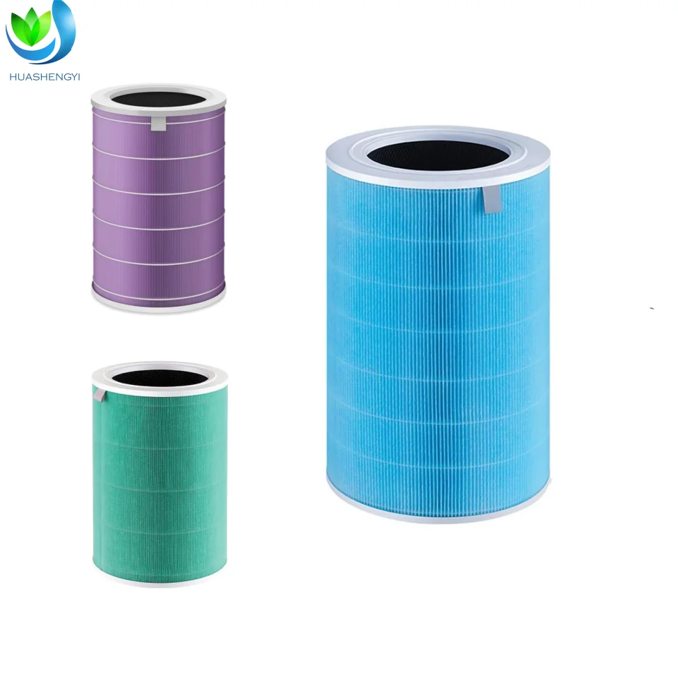Customization Cylinder HEPA Filter  High Efficiency Air Purifier Filter Activated Carbon Filter for xiaomi 4 Pro Round Filter