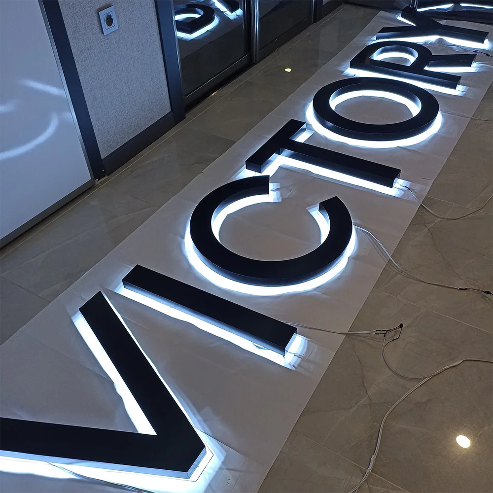 Customized LED Shop Front Signs Backlit Led Channel Letter Sign for Beauty Salon