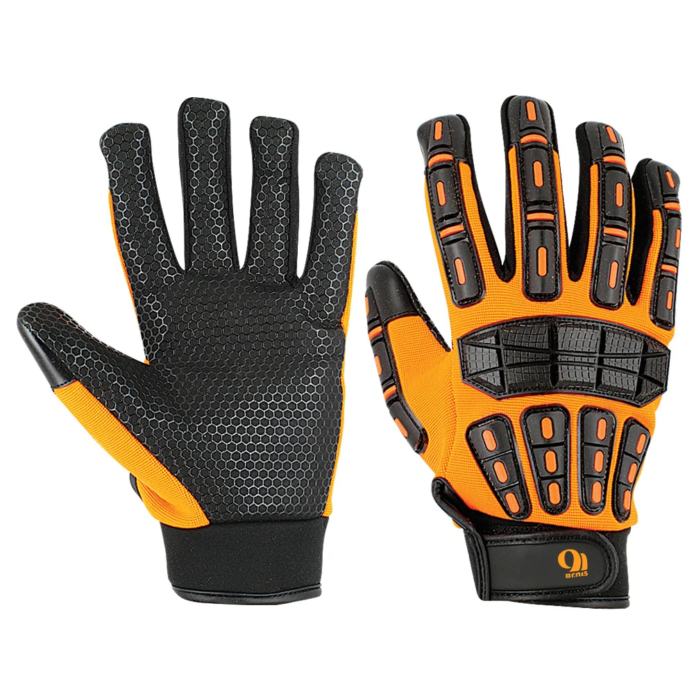 Custom Work Safety Custom Hand Tools Impact Synthetic Leather Mechanic ...
