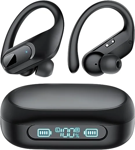 Bluetooths 5.3 Wireless Earbuds IPX7 Waterproof Sport OEM Headphone True Wireless Bluetooth TWS Ear hook