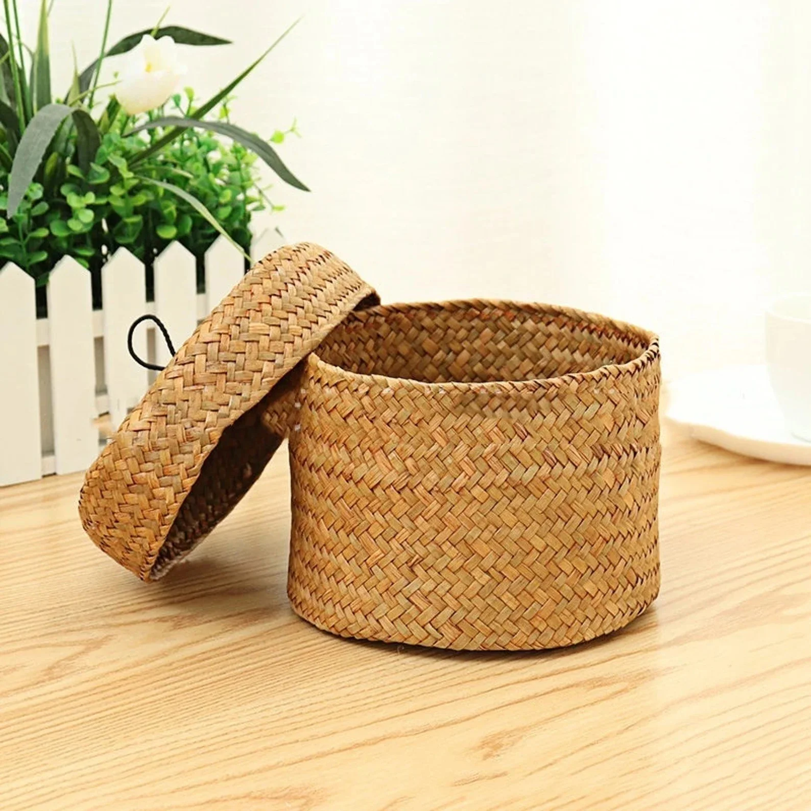 Seagrass Baskets Straw Box Seagrass Box Wicker Box With Lids From ...