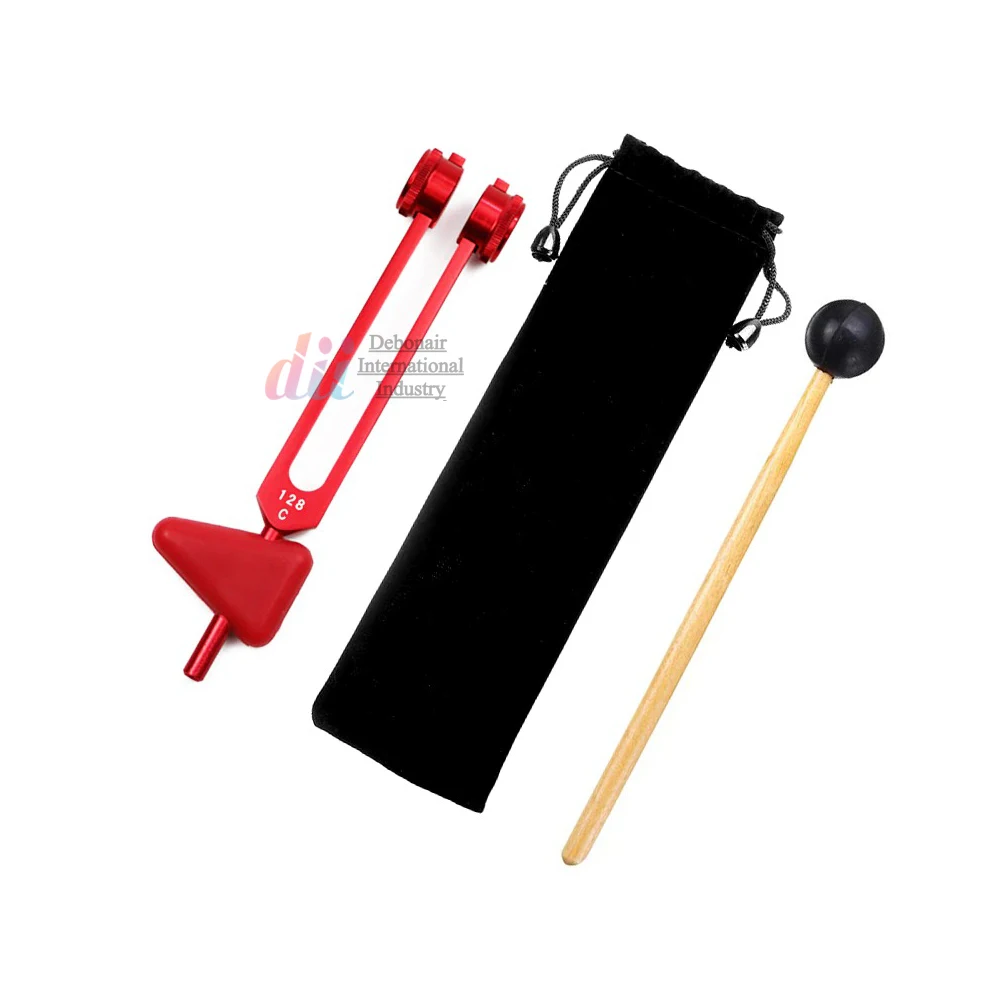 128c Medical Neurological Chakra Tuning Fork Ball Set With Triangle