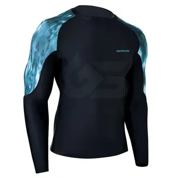 Design Your Own Logo Custom Made Long Sleeve Mma Rash Guards Oem ...