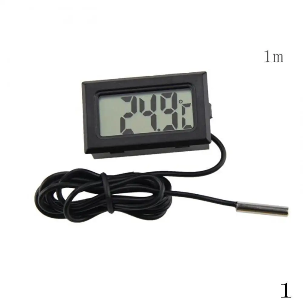 Mini Digital Aquarium Refrigerator Freeze LCD Thermometer With Temperature Sensor Tester