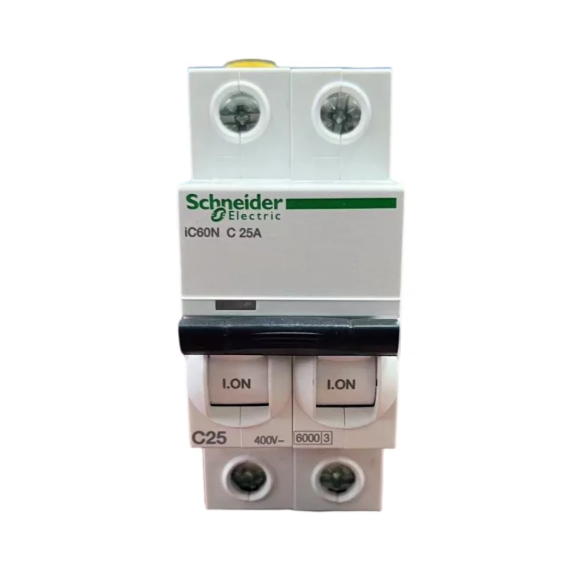 Disjoncteur Schneider Acti9 IC60N 2P 25A Courbe C - Neuf, Pour Tableau électrique