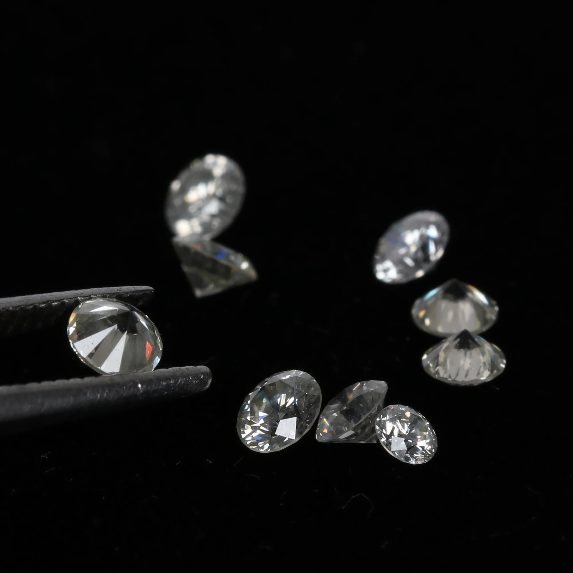 Certified Diamond 9.1mm 3ct Lab Grown Cvd Diamond F/vvs Round Cut Loose ...