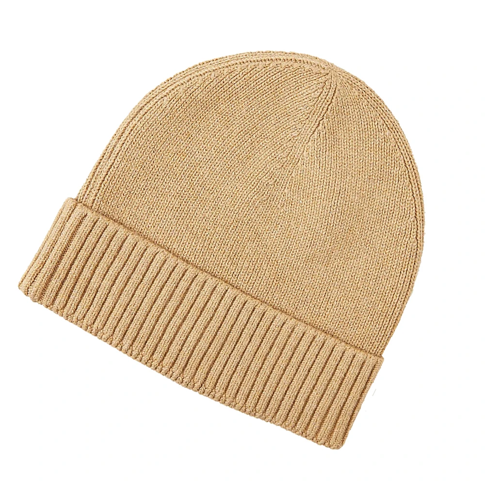 High Quality Wool Ribbed Beanie Hat Logo Winter Knitted Cap for Men Women Warm Outdoor Knit Beanie Hat