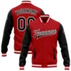 Red Black-White Bomber