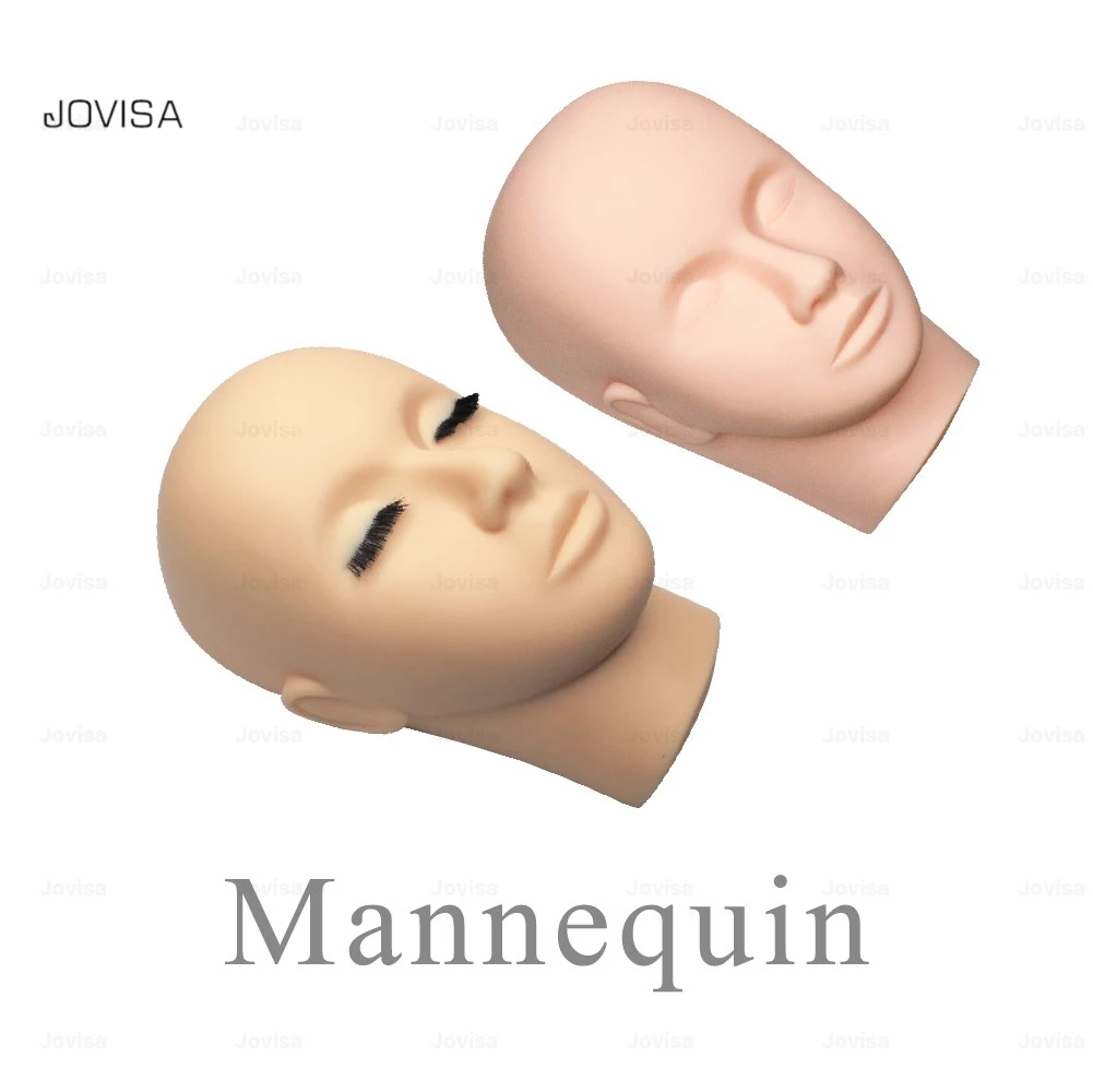 Инструмент для наращивания ресниц JOVISA | Голова манекена с