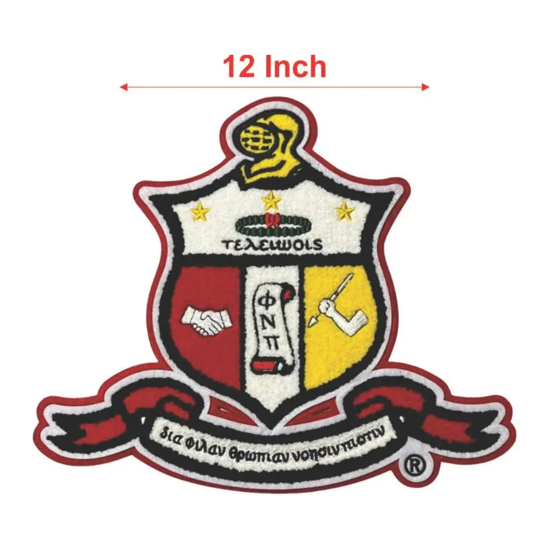 Kappa Alpha Psi Chenille Crest Patch Premium Embroidered Greek Letter Emblem For Jackets Hoodies Bags Accessories - Image 6