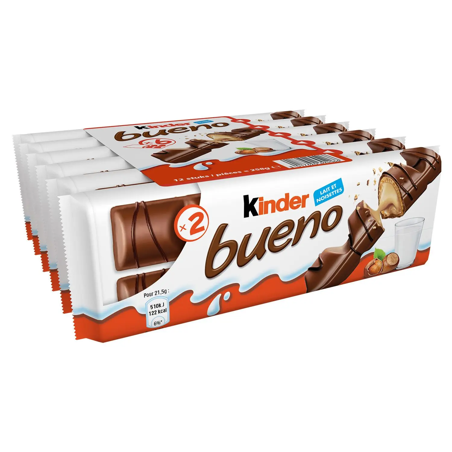 Вафли kinder bueno в Молочном шоколаде, 43 г