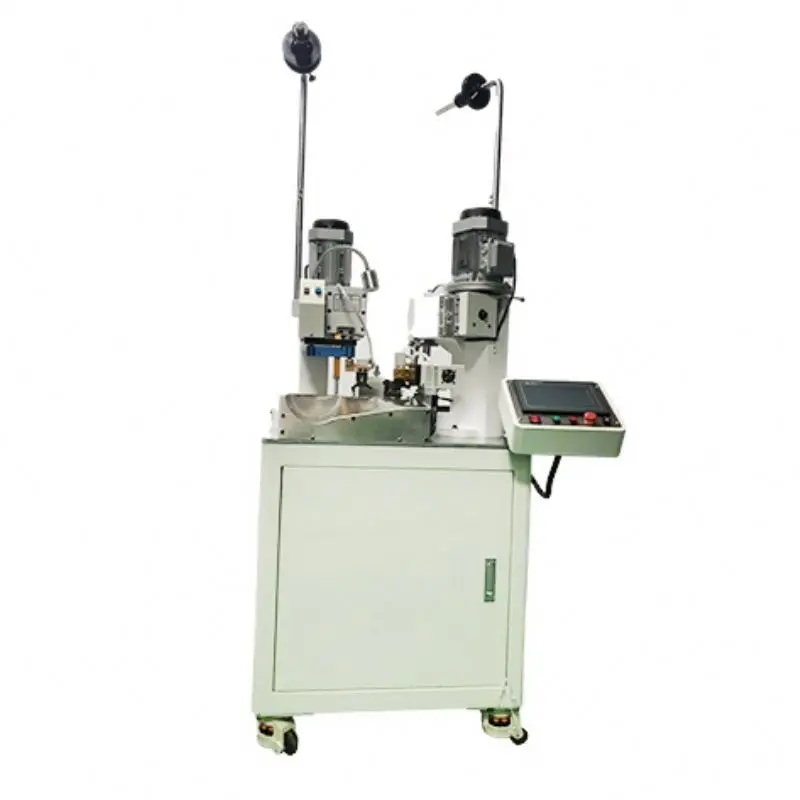 Multifunctional Automatic Pre-insulated Single Double Head Two End Terminal Crimping Machine Wire Cutting Stripping Machine