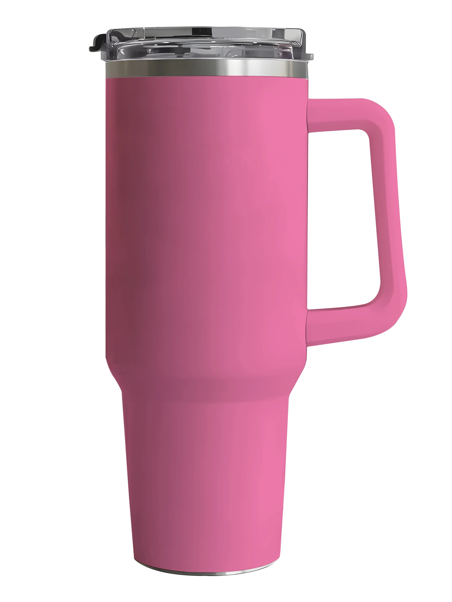 Customisable Stainless Steel Travel Mug With Handle And Lid_voghion.com