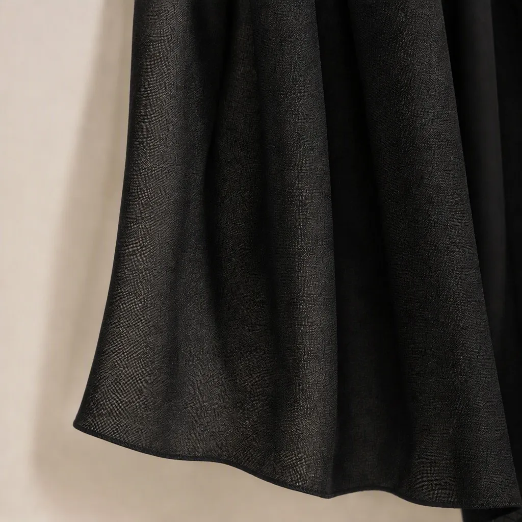 Bamboo Modal Hijab Midnight Black view 6