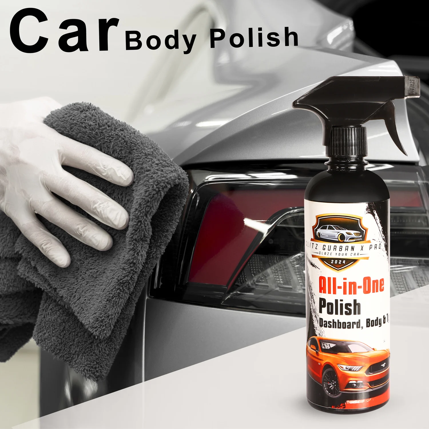 Блеск Gurban X PRO «Все-в-одном» спрей для полировки автомобиля премиум-класса средство удаления царапин и защита поверхности