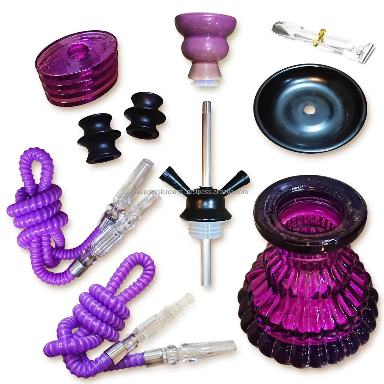 Shisha Assembly High Quality Custom Shisha Hookah Parts Luxury Stainless Steel and ...