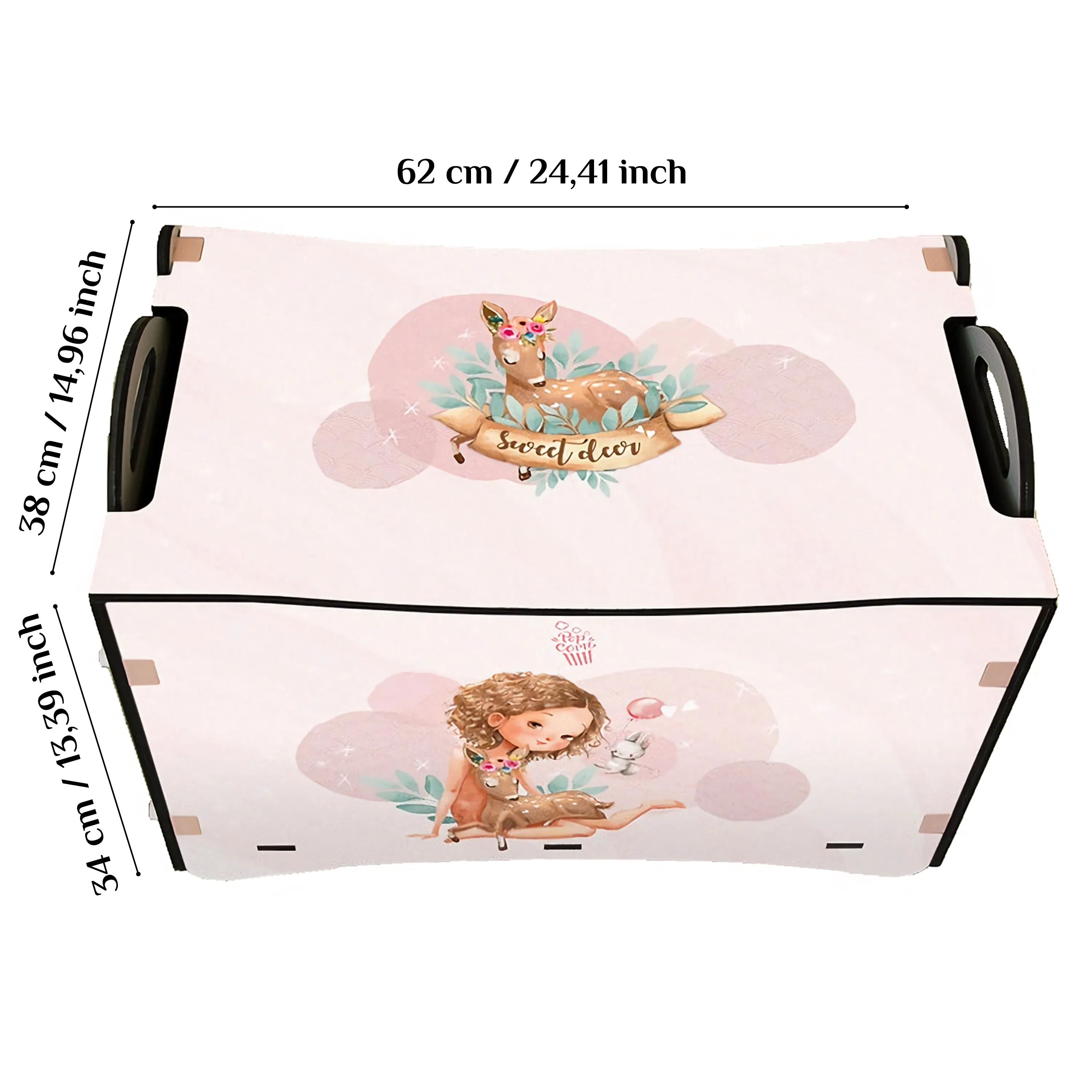 Diy Children Wooden Toy Storage Chest Box With Lid Wooden Toy Box With