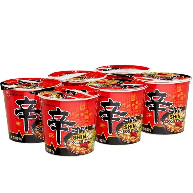 Nongshim Shin Ramyun 68g Cup Instant Noodles Korean Ramen Pot Noodle