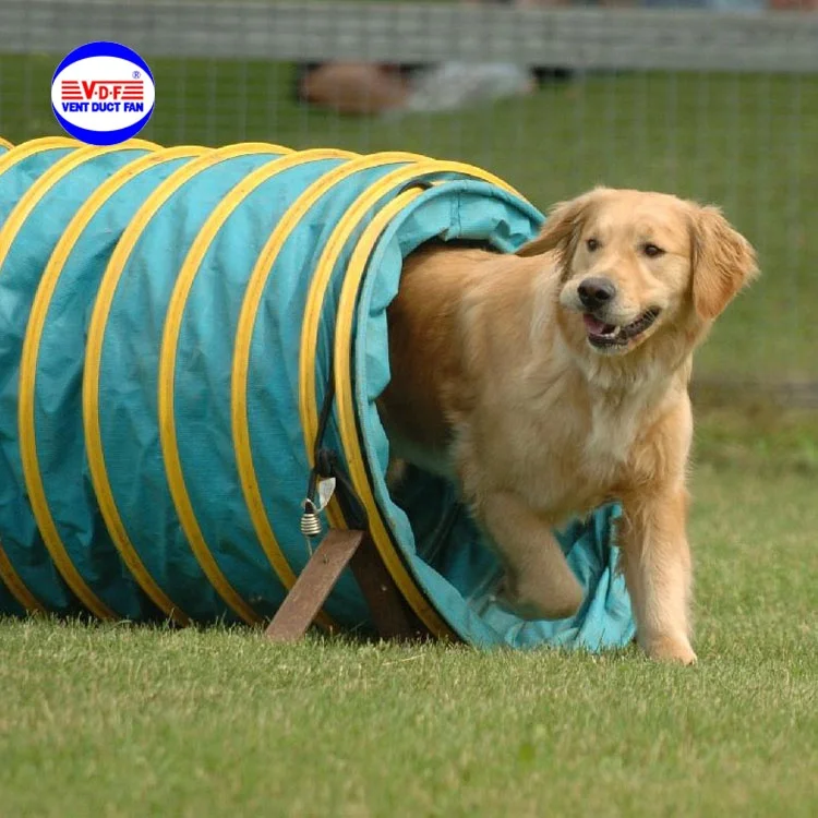 450mm*5m Pet Agility Tunnel 570gsm Heavy Duty PVC Coated Fabric for Dog  Outdoor Games Training and Exercise Equipment for Dogs