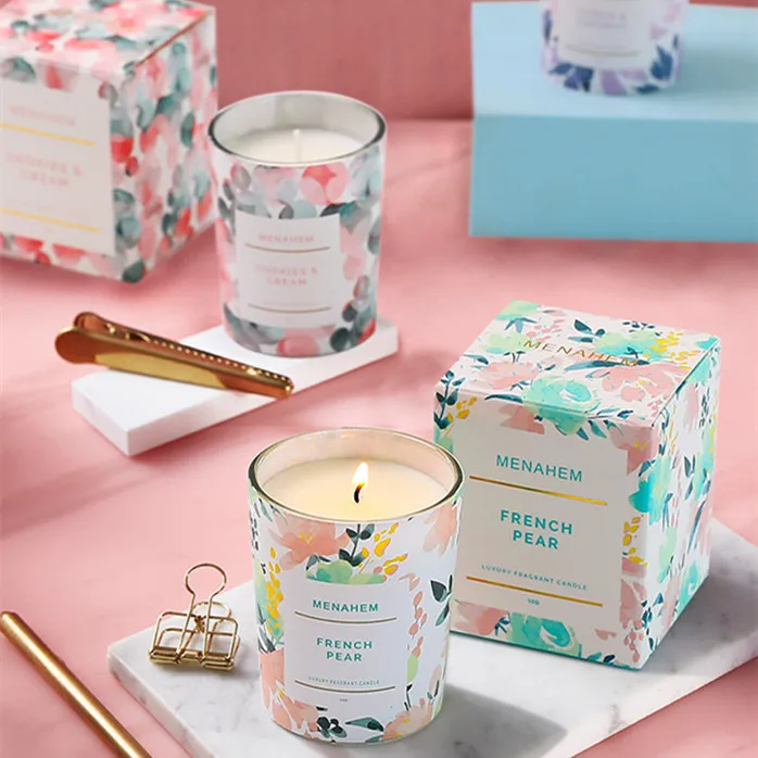 Coconut Wax Candles Luxury Highly Scented Aromatherapy Custom Amazon Trending Private Label Soy