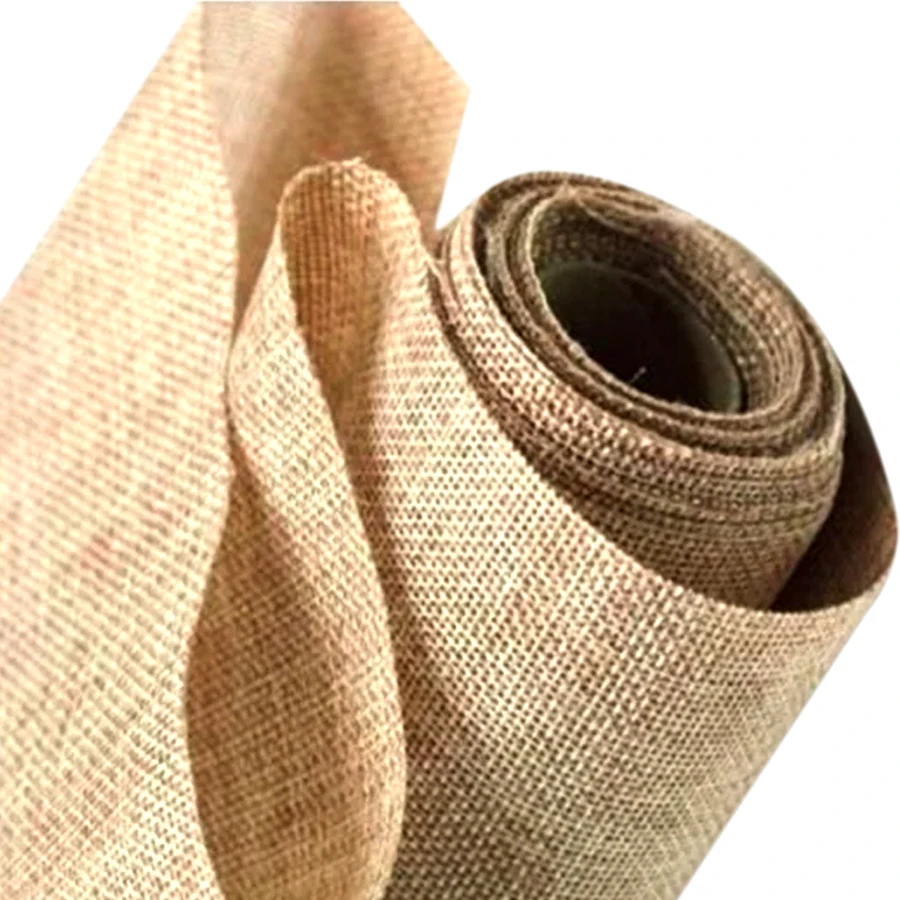 100% джутовая ткань, Экологически чистая ткань, гибкая, прочная, многоразовая, джутовая ткань, рулон для рулона, Прямая продажа с фабрики, низкая цена