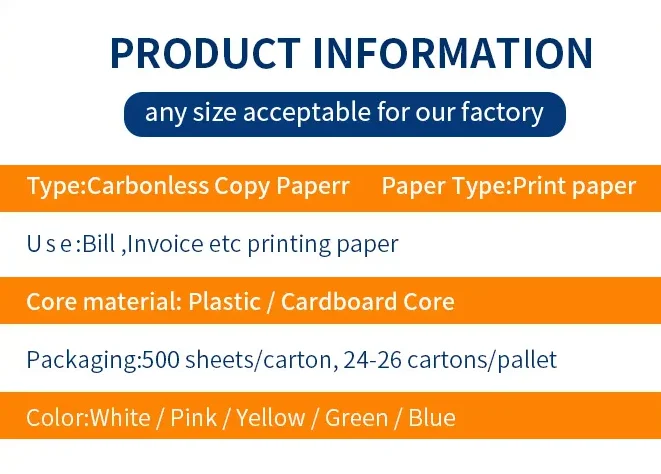 A4 4ply Printing Paper Invoice Form Computer Form Ncr Paper Carbonless ...