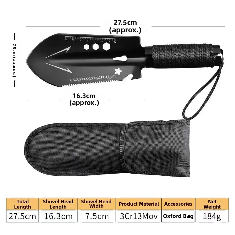 Multifunktionell Outdoor Schaufel Aus Robustem Stahl Fir Survival_voghion.com