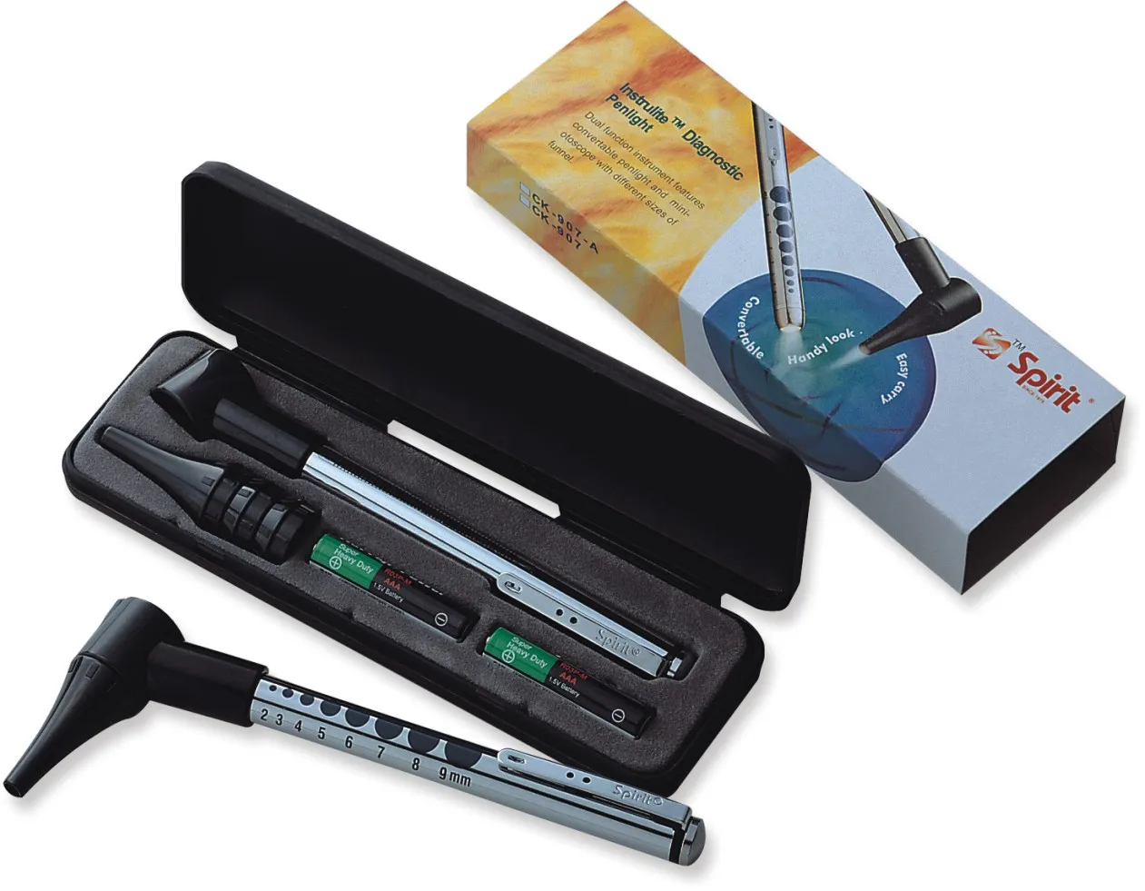Funnel Scope Instrulite Dual Function LED Pen Light Mini Otoscope Ent Scope Set ...