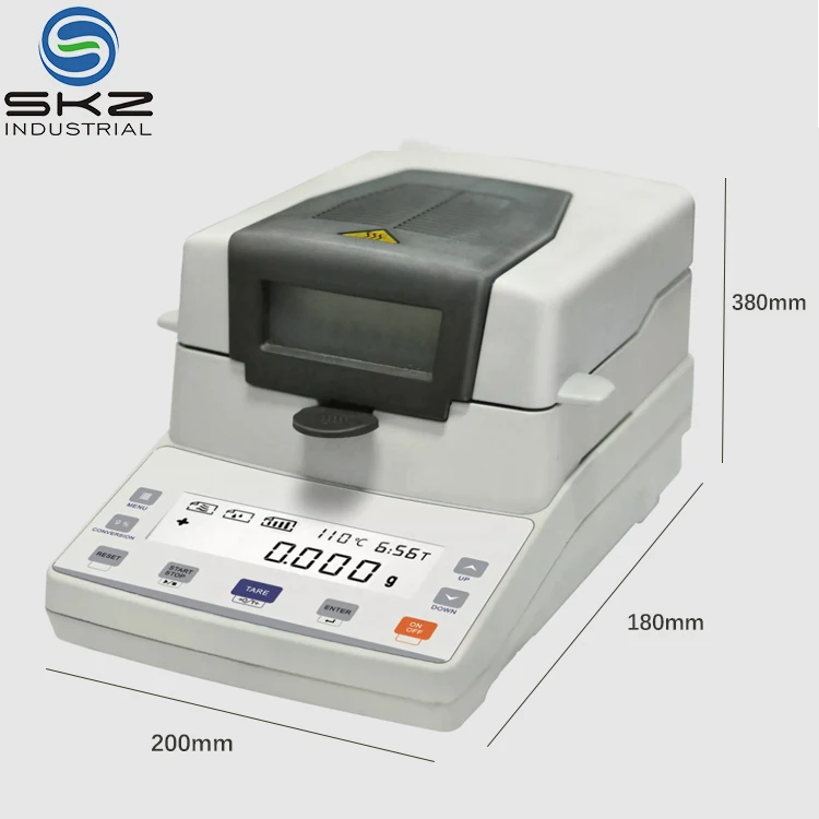 SKZ111L-5 Lab Digital Hazelnut Grain Moisture Meter Halogen Digital Moisture Analyzer Meter for Grains