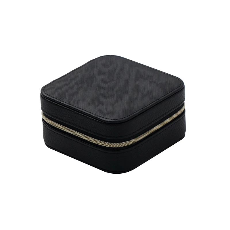 High Quality Saffiano Pu Leather Small Travel Jewelry Case Buy Travel Jewelry Case,Leather