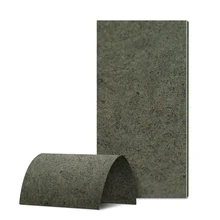 Long-Lasting Pine Green Artistic Gilt Stone Flexible Fiber Cement Board Exterior Wall Cladding Flexible Ceramic Tiles