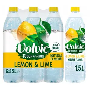 6 Pack of Natural Mineral Volvic Source Spring Water Potable Water