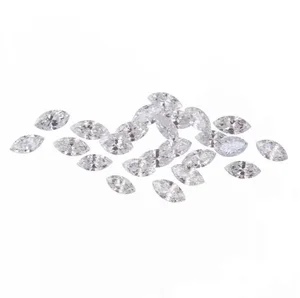 Wholesaler High Quality 1.11CT Lab Grown F Color VVS2 Clarity IGI Certified Marquise Cut Synthetic CVD Diamonds for Jewelry