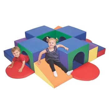 Indoor Play Area Soft Tunnel Maze Children Playroom Soft Play Equipment for Toddlers Kids Play School Toys