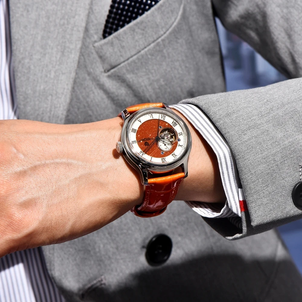 PAGANI DESIGN YS015 Luxury New 41MM Tourbillon Roman Digital Fashion Casual NH39 Sapphire Glass Men Automatic Mechanical Watch