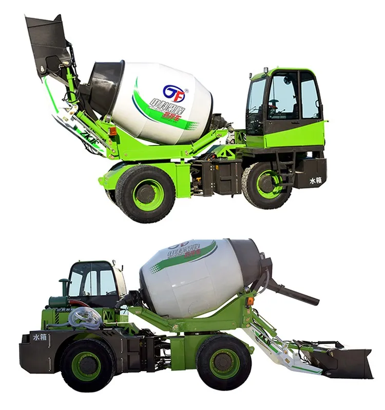 2.0cbm Selfloading Concrete Truck Mixer Self Loading Concrete Mixer