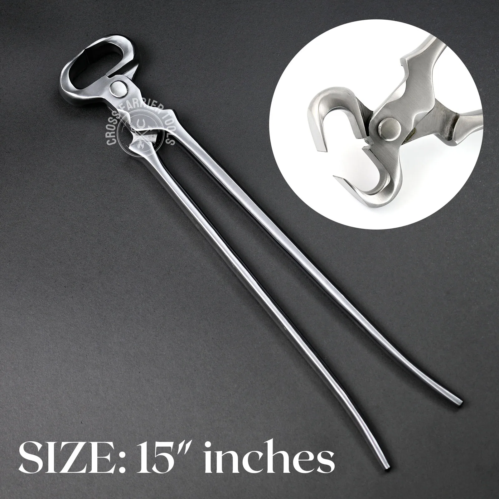 Professional Farrier Hoof Tester 15" - Stainless Steel Equine Hoof Examination Tool