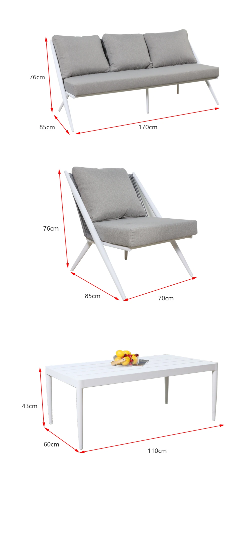 Outdoor Ratan Corner Sofa Cushion Cover Outdoor Patio Sectional Sofa